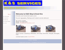 Tablet Screenshot of kands-services.co.uk